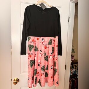 Christmas swing dress.